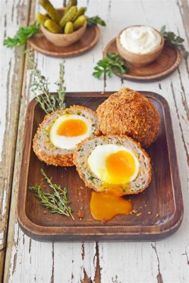  스코트치 에그 (Scotch Egg) 겉은 바삭하고 속은 부드러운 영국 전통 요리!